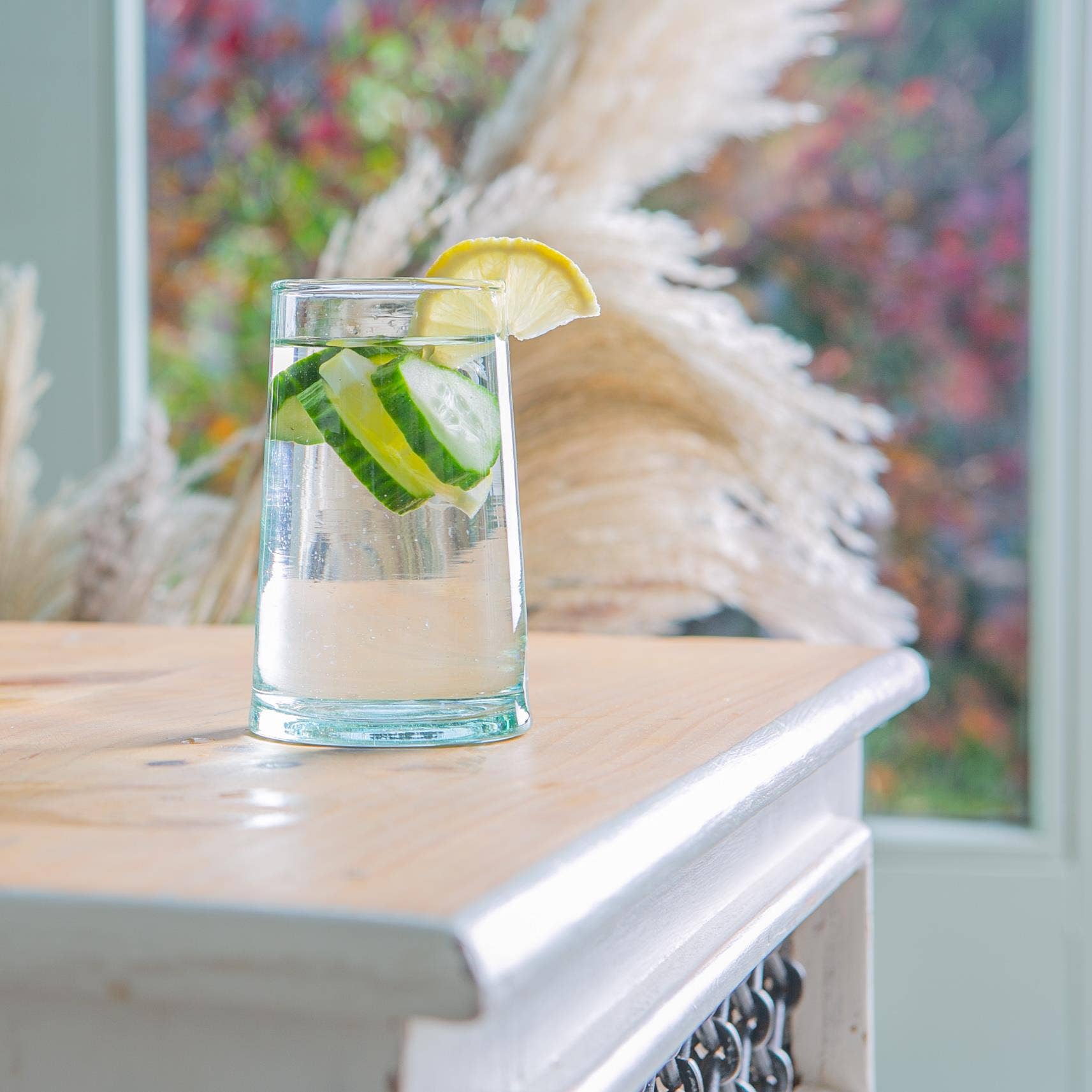 Nicola Spring Merzouga Recycled Highball Glass 320ml Clear