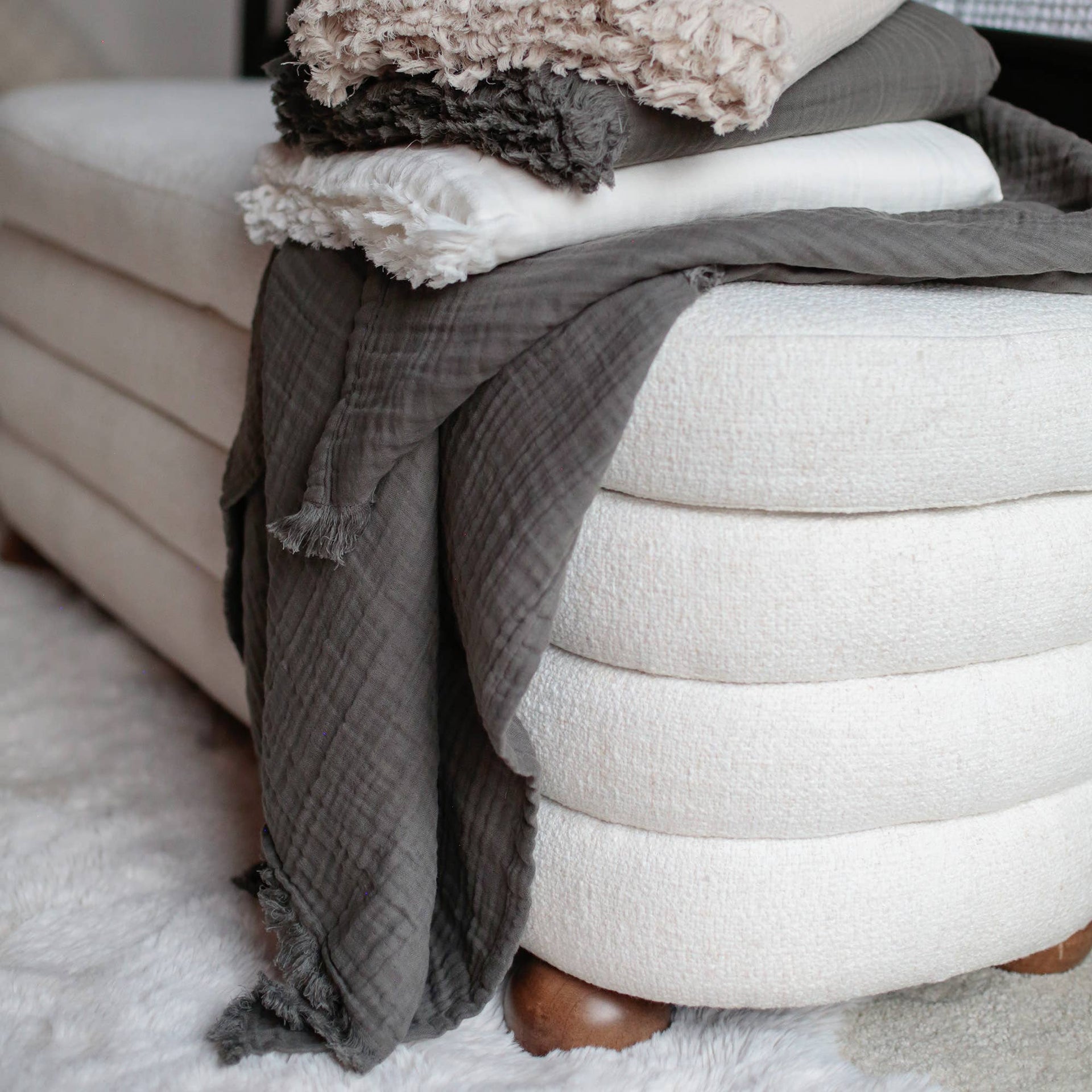 Gauze Throw Blanket