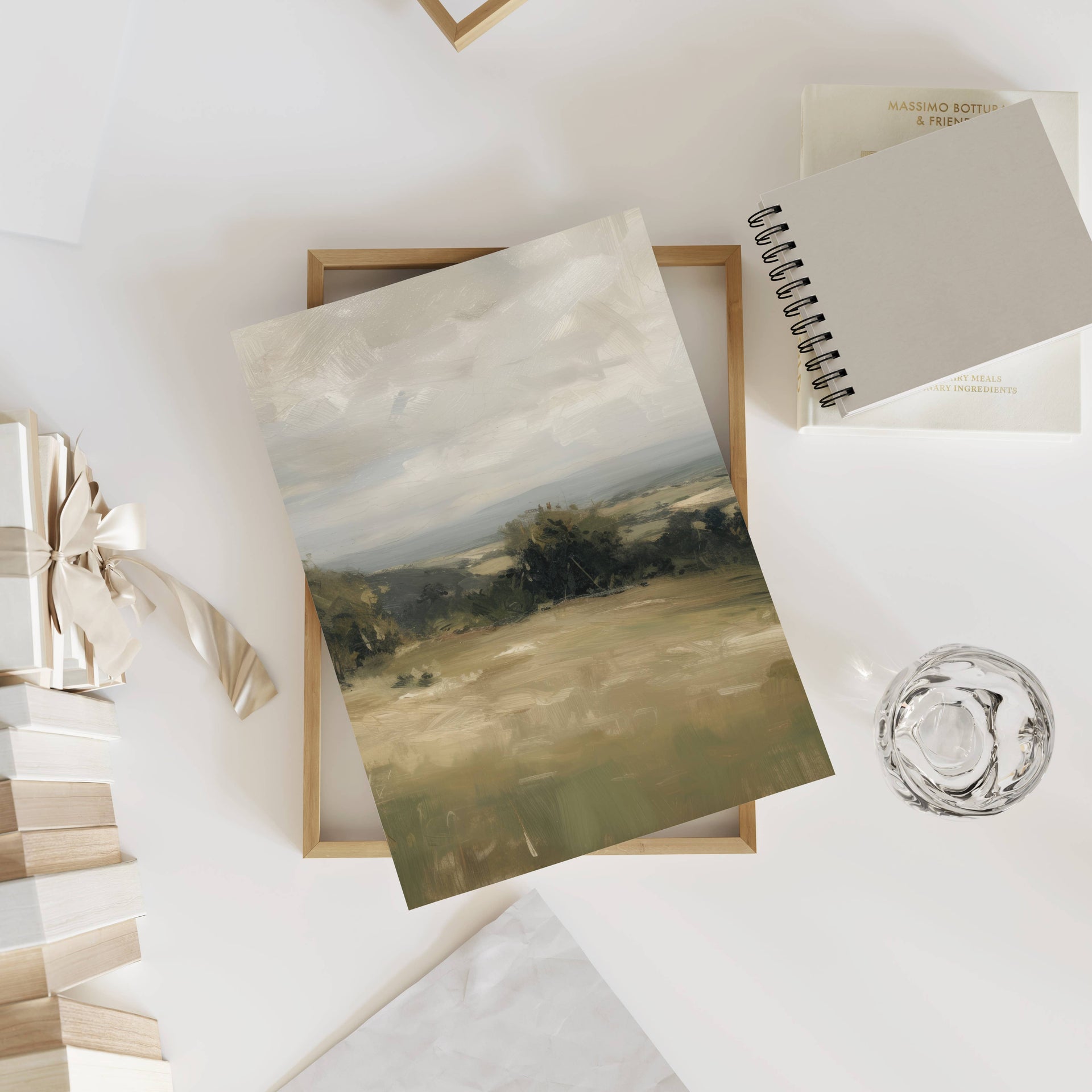 Vintage Field Lanscape