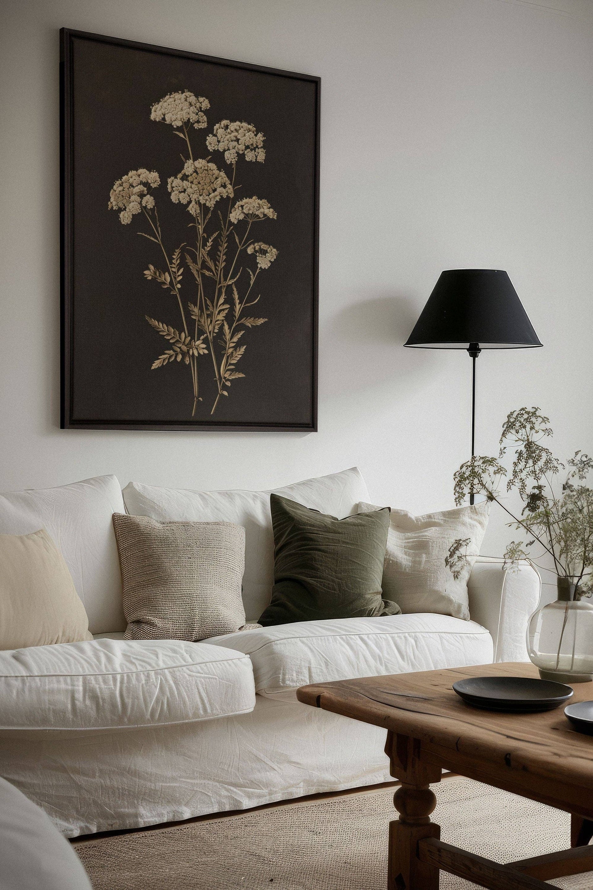 FLEUR D'OR, Canvas Wall Art Print
