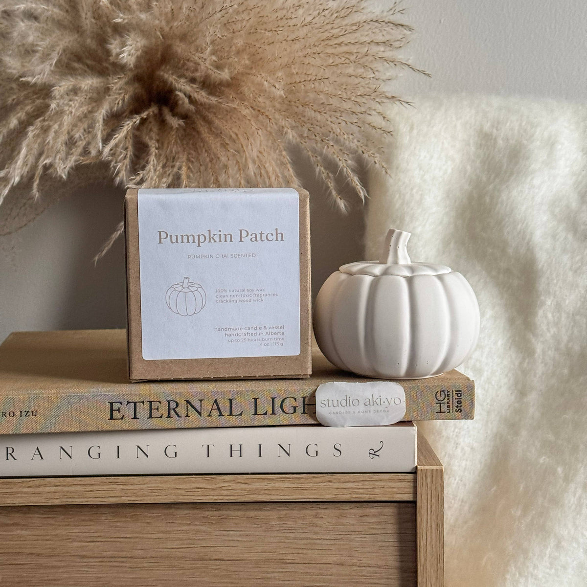 Pumpkin Patch Jar Candle — Pumpkin Chai (4oz) | Fall Autumn