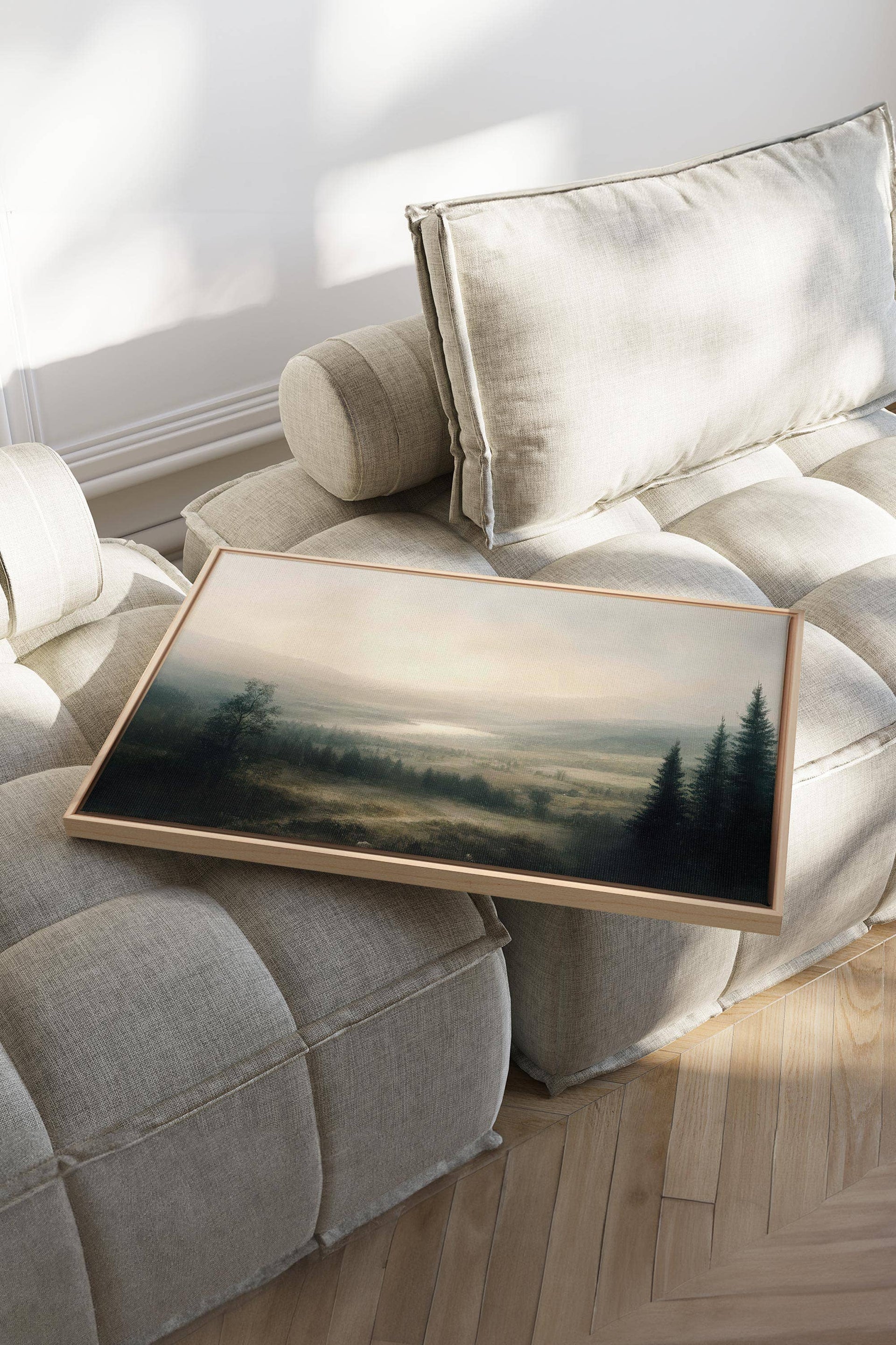 GLOW OF SILENCE, Canvas Wall Art Print