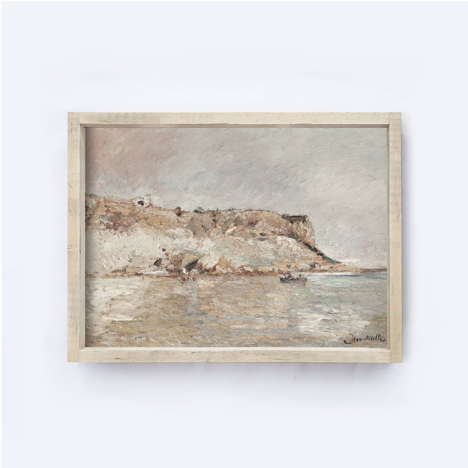 Vintage Coastal Sea | Coastal Painting A152