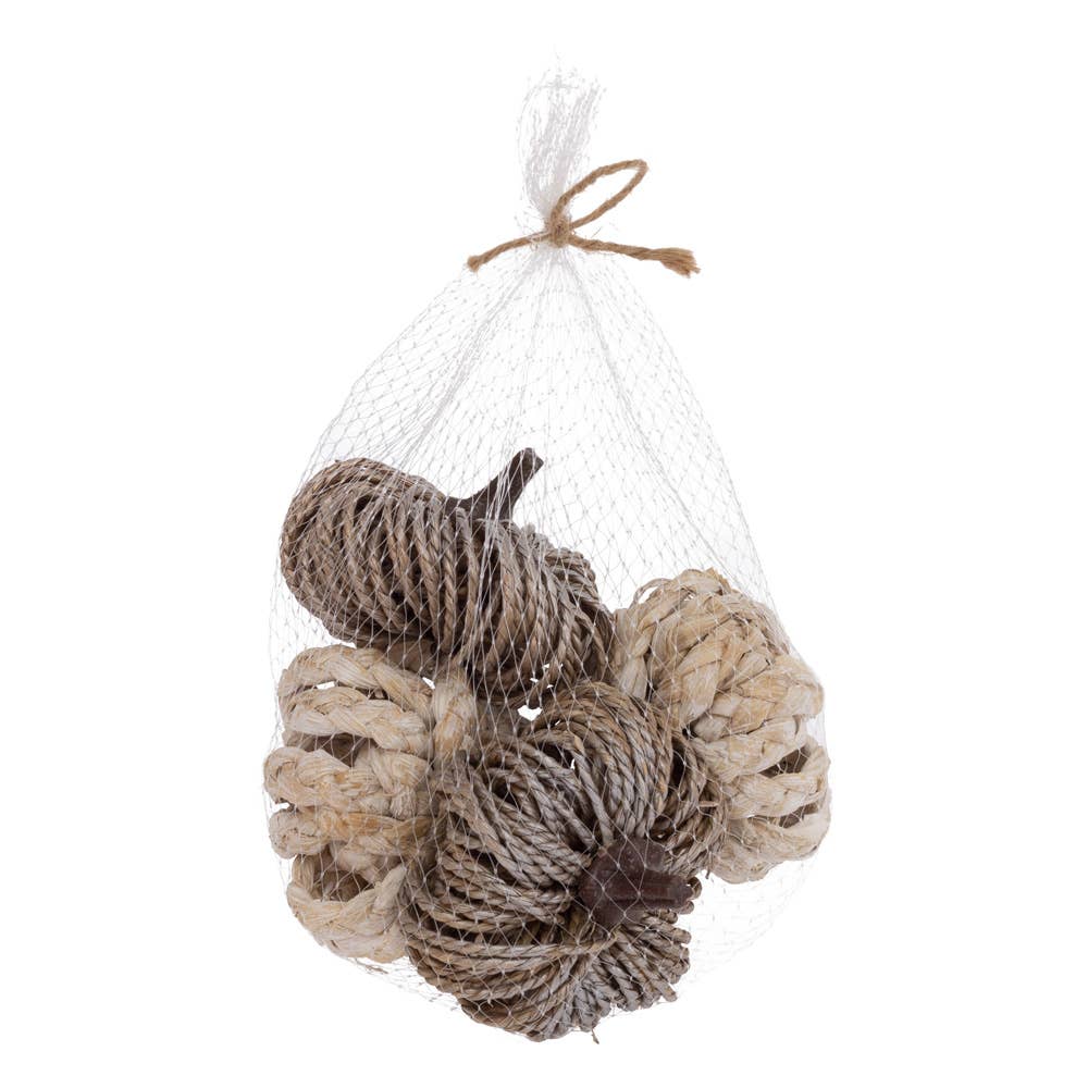 Mini Braided Pumpkin | Fall Autumn Décor
