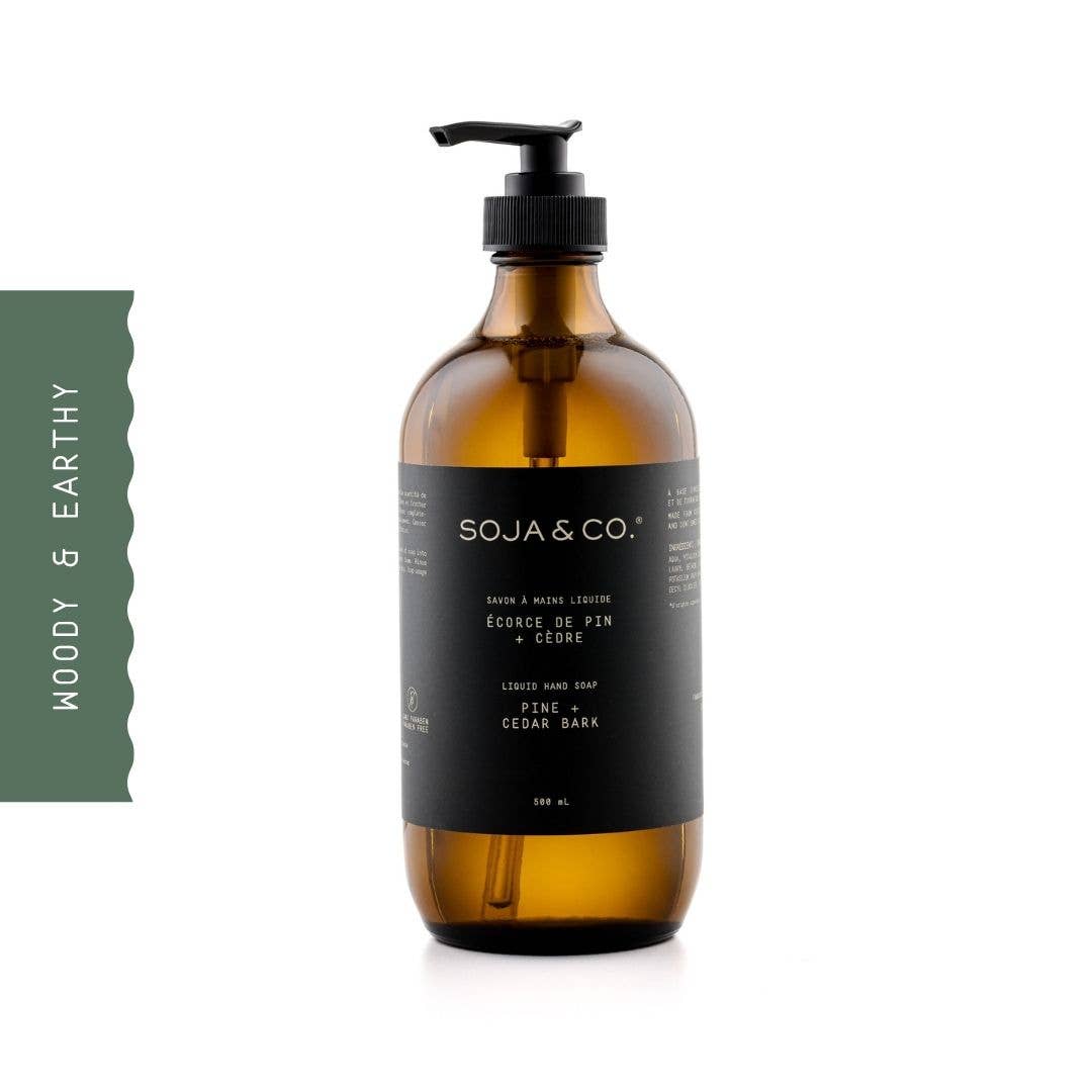 Liquid Hand Soap 500ml | Pine + Cedar Bark