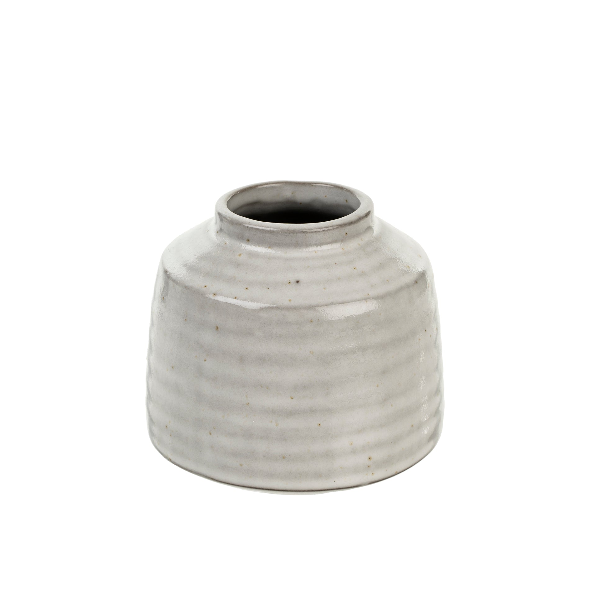 Poplar Vase Large, White