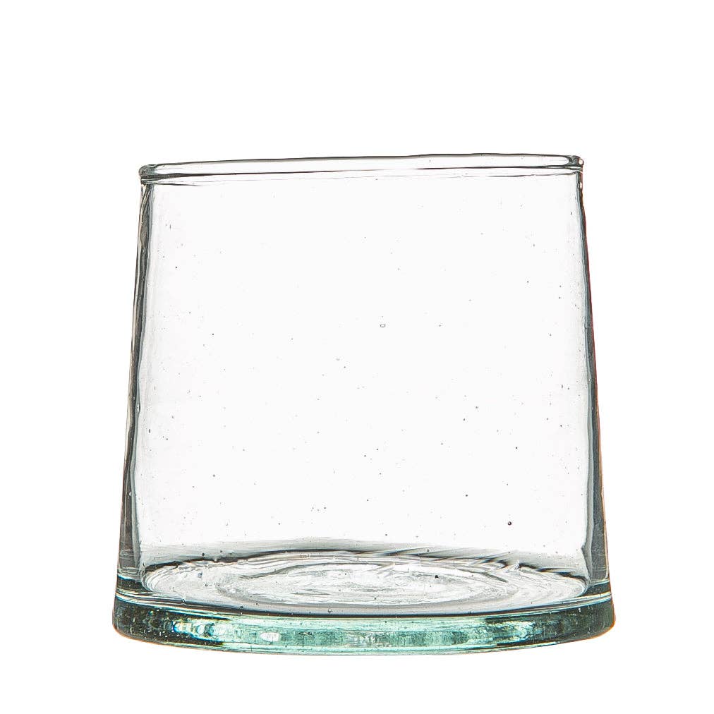 Nicola Spring Merzouga Recycled Tumbler Glass 200ml Clear