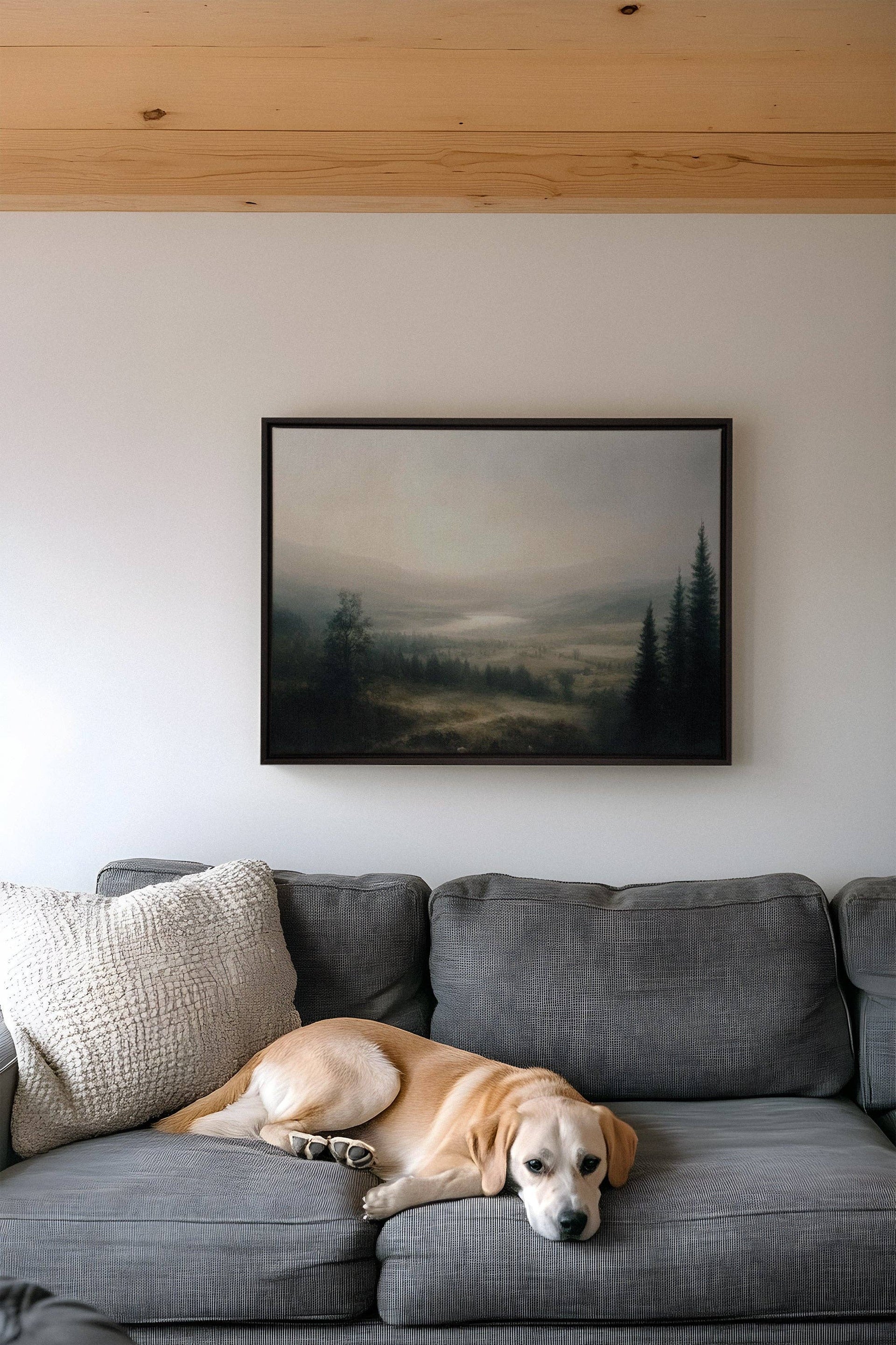 GLOW OF SILENCE, Canvas Wall Art Print
