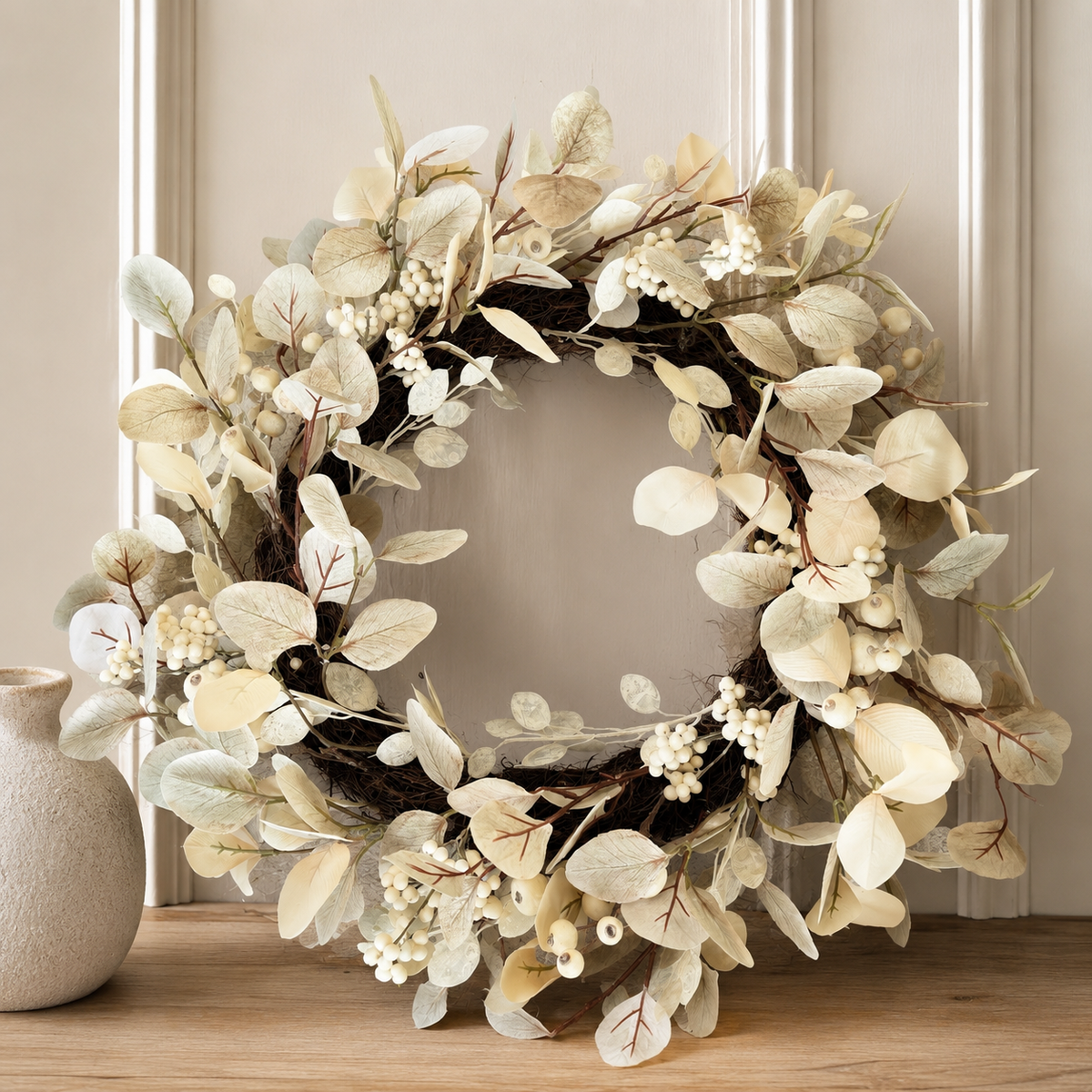 Neutral Eucalyptus Wreath