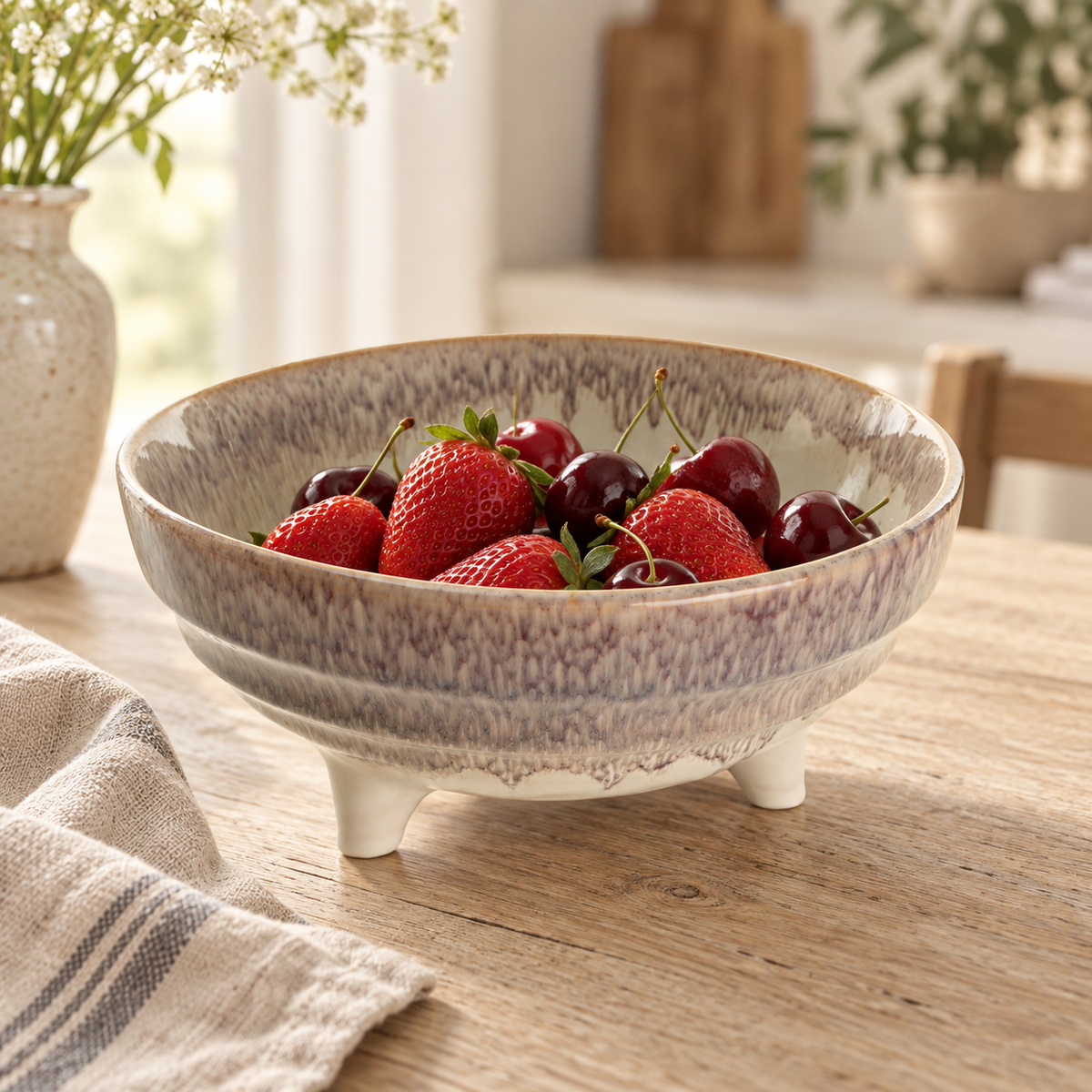 Aura Footed Bowl
