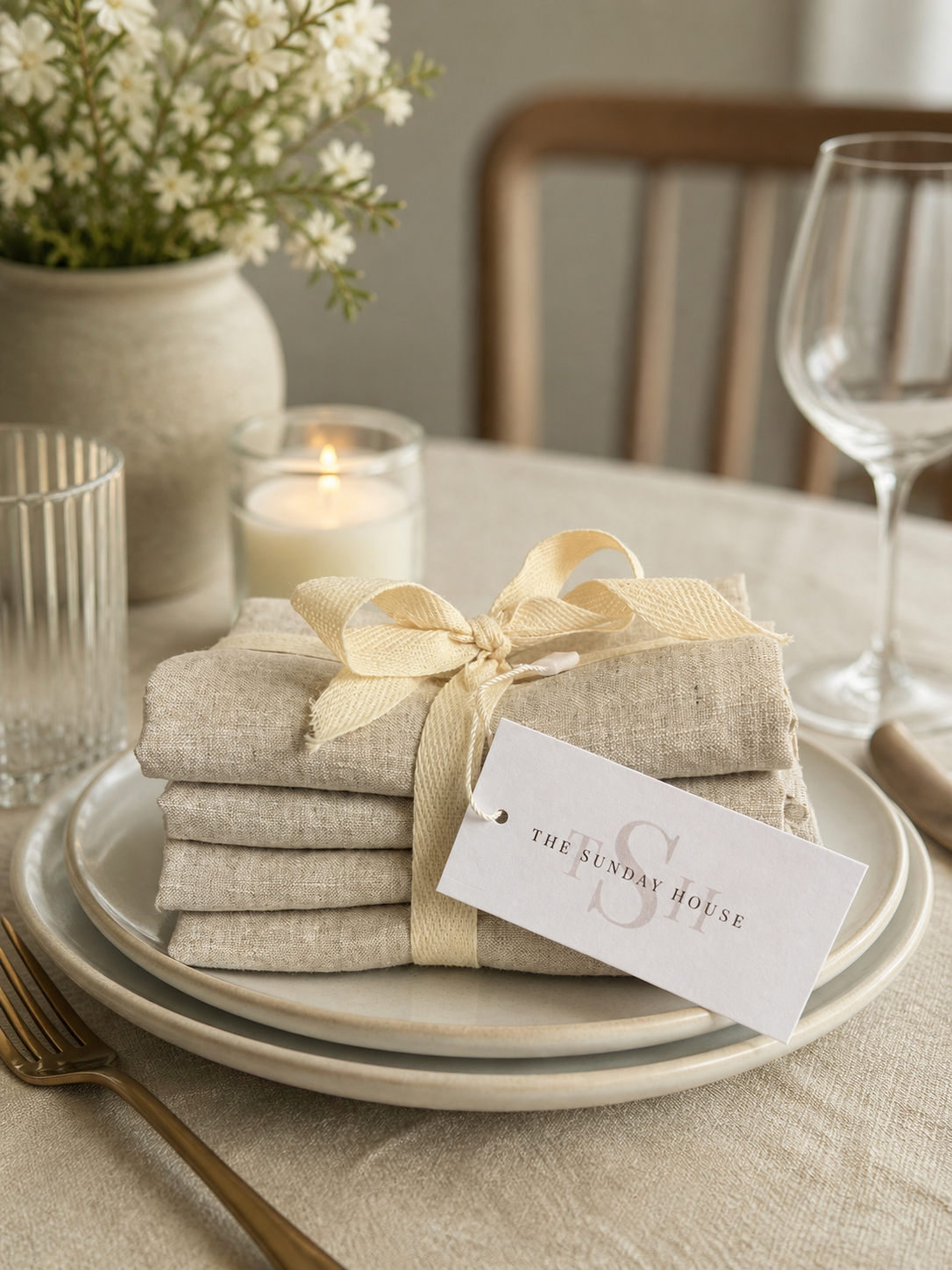 Linen Napkin Set 4 piece