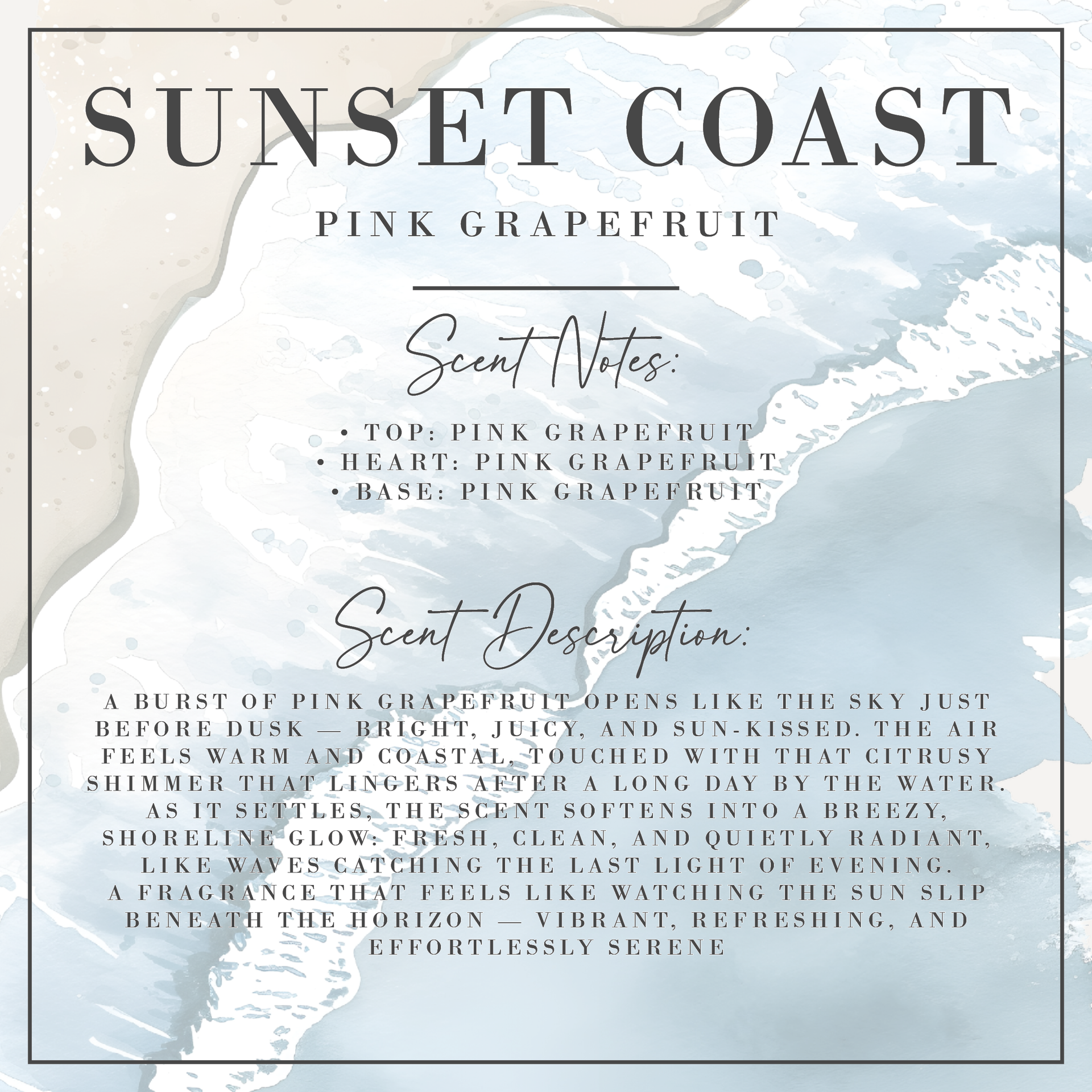 SUNSET COAST | Pink Grapefruit | Everything Spray