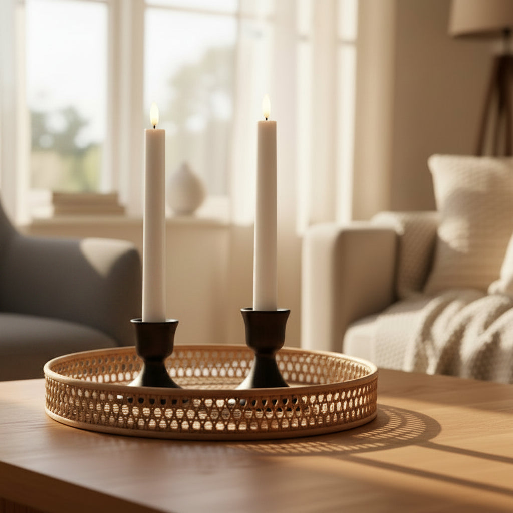 LED Kozie Kandles – Flameless Wax Candle, 10" Taper Candle