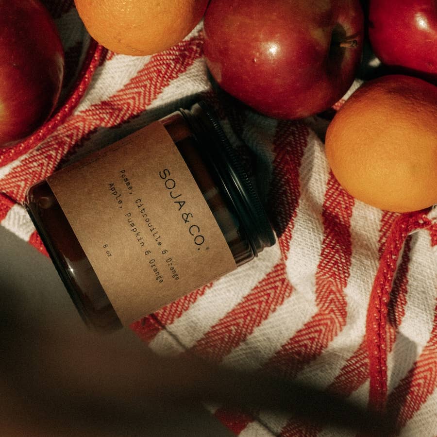 Soy Wax Candle | Apple, Pumpkin & Orange