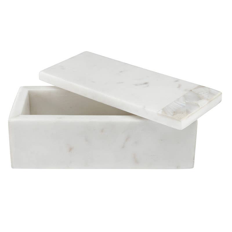 Face to Face Marble and Mother of Pearl Box - Large