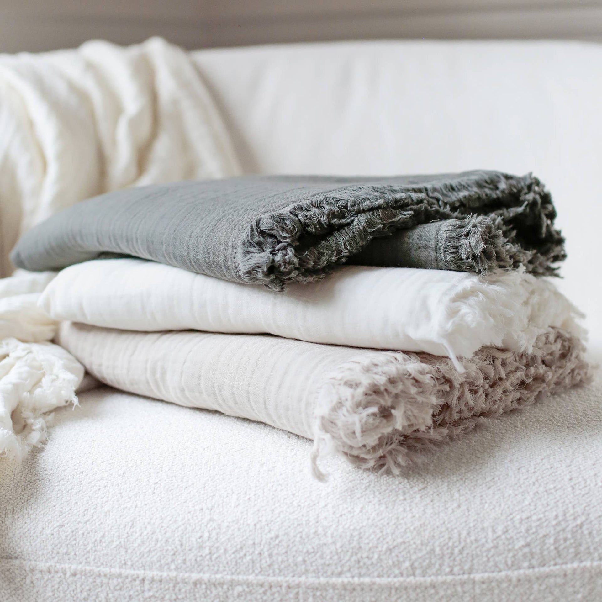 Gauze Throw Blanket
